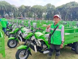 Dulu Pakai Becak Pribadi, Kini LPS Anduring Punya Bentor Baru untuk Angkut Sampah