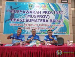 Konsolidasi Musprov PBVSI Sumbar, Epi Kampai jadi Pimpinan Sidang