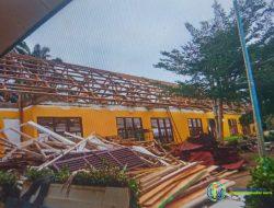 Kayu yang dipakai Untuk Rangka Atap SLBN 1 Lengayang Diduga Tak layak Pakai,dan Berkwalitas Rendah