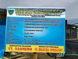 Pembangunan Rumah Sakit Umum Daerah Tapan Diduga Gunakan Material Ilegal