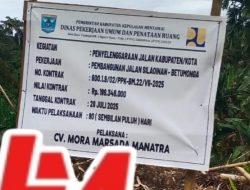 Ketua BPI KPNPA RI Mentawai Soroti Dugaan Legislator Bermain Proyek PL di Silaonan, Warga Sebut Kontrak Diputus