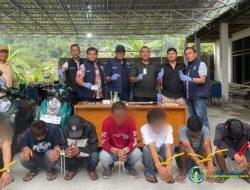 Gerebek Kampung Rawan Narkotika di Purus Padang, BNNP Sumbar Amankan 8 Terduga Penyalahgunaan Narkoba