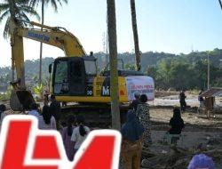 PT Semen Padang Kerahkan Tiga Alat Berat, Posko di Pauh 