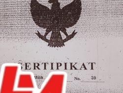 PENGUMUMAN KEHILANGAN SERTIFIKAT TANAH