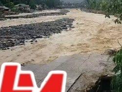 Hujan Deras Sebabkan Arus Sungai Batang Batu Busuak Padang Meningkat, Warga Lakukan Evaluasi 