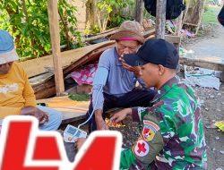 Door To Door, Satgas TMMD Ke – 127 Tahun 2026, Lakukan Pelayanan Kesehatan.
