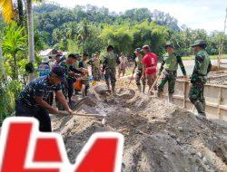 Kehadiran TMMD Makin Perkuat Gotong – Royong ” TNI Manunggal Membangun Desa “.
