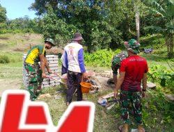 Pembangunan MCK dan SAB di Kampung  Bukit Tambun, Digenjot Pengerjaanya.