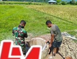 Pembangunan Titik MCK Terus di Kebut Satgas TMMD Ke 127 Ta 2026
