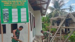 Masuk Tahap Pengecatan, Rehab RTLH Pengecoran Teras Rumah. Ibu Imelda Elvika