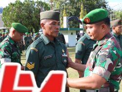 Dandim 0311/Pessel Lantik Kenaikan Pangkat 12 Bintara Dan Tamtama