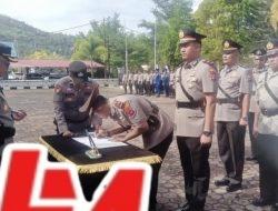 Kapolres Pessel Pimpin Sertijab Kasat Reskrim, Kasi Humas, dan Kapolsek