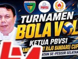Melalui Turnamen Turnamen Bola Voli Antar Kecamatan Se-Pessel, Epi Kampai Bidik Banyak Target