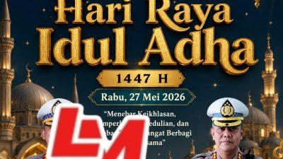 Dirlantas Polda Sumbar Kombes Pol Reza Chairul Akbar Sidiq Ucapkan Selamat Idul Adha 1447 H