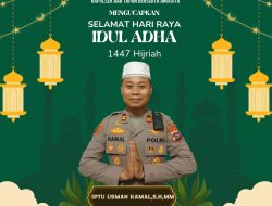 Kapolsek Tapan Ucapkan Selamat Hari Raya Idul Adha 1447 H/2025 M