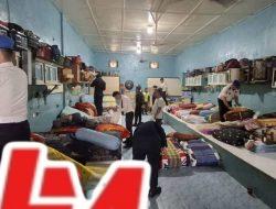 Petugas Gabungan Ditjenpas,BNN, Polri dan TNI Geledah Blok Lapas Kelas IlA Padang