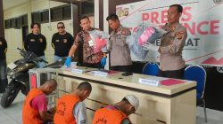 Polres Lahat Satreskrim Polres Lahat Gelar Press Conference Ungkap Kasus Curat Dan Curas Dengan Tiga Laporan Polisi