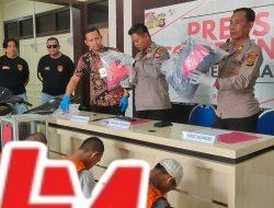 Polres Lahat Satreskrim Polres Lahat Gelar Press Conference Ungkap Kasus Curat Dan Curas Dengan Tiga Laporan Polisi