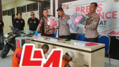 Polres Lahat Satreskrim Polres Lahat Gelar Press Conference Ungkap Kasus Curat Dan Curas Dengan Tiga Laporan Polisi
