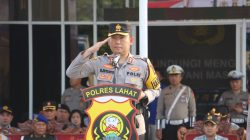 Kapolres Lahat Pimpin Upacara Gelar Pasukan Ops Patuh Musi 2026, Polres Lahat